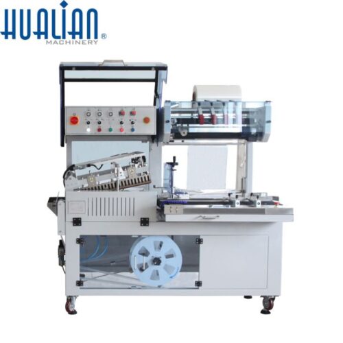 Máquina cortadora automática de sellador en L