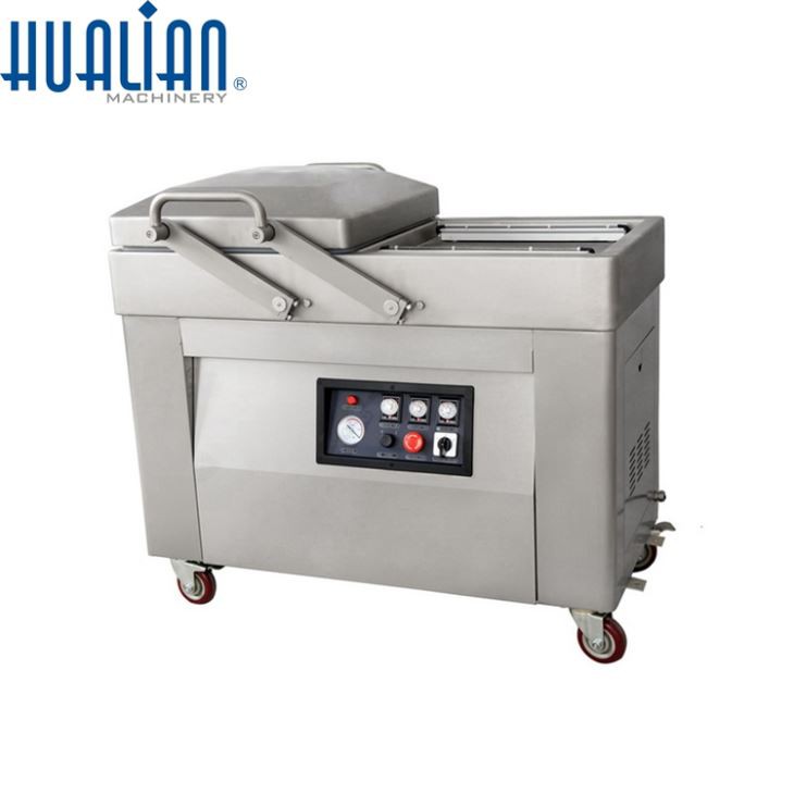Envasadora al vacío industrial de doble cámara eficiente Envasadora al vacío doble cámara para alimentos e industria