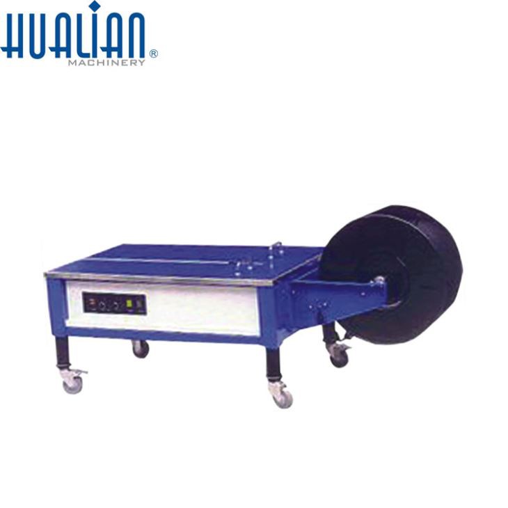 Máquina flejadora de cartón semiautomática
